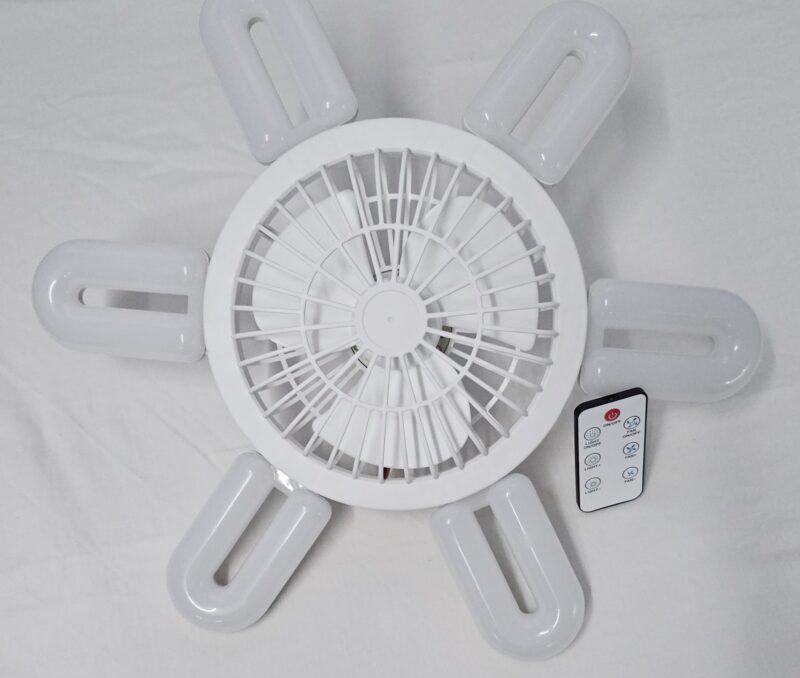 20260116_171550 Lámpara de Techo LED con Ventilador Integrado y Control Remoto